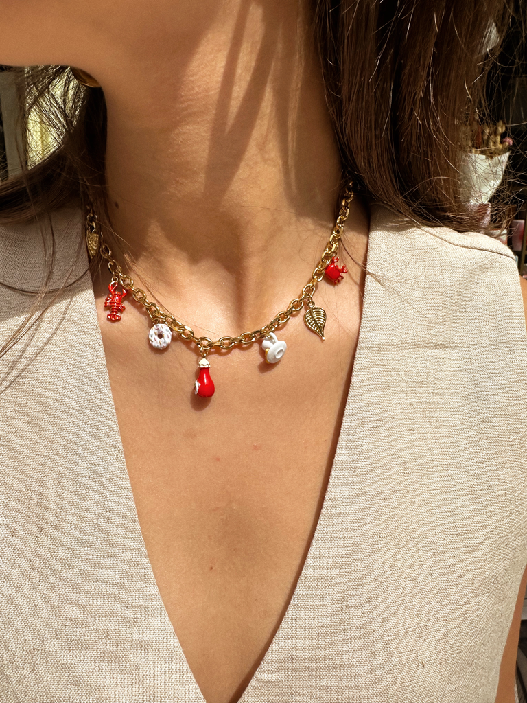 Collier ARAGOSTA à charms