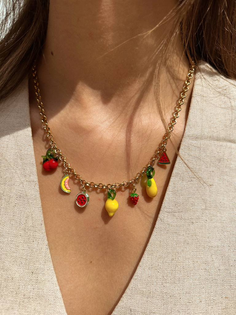 Collier LIMONE à charms
