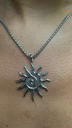 Collier SUN argenté