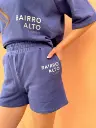 Short BAIRRO ALTO bleu