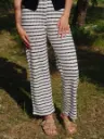 Pantalon LEVA crochet/beige