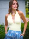 Top SABRINA jaune