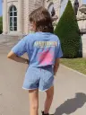 T-shirt AVENTURIERE bleu