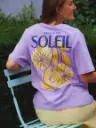 T-shirt SOLEIL lilas