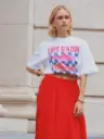 T-shirt COTE D'AZUR blanc