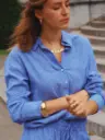 Chemise MILA bleu/rayé