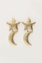 Boucles étoiles dorées