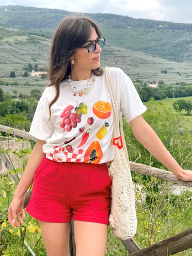 T-shirt FRUTTA écru 