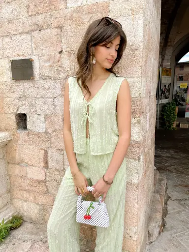 Top TOBINE vert