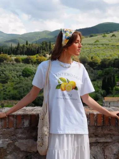 T-shirt LIMONI blanc 