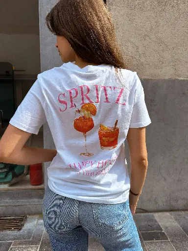 T-shirt SPRITZ blanc