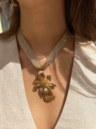 Collier FIORE or 