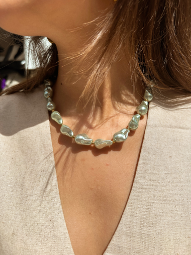 Collier PERLA vert 