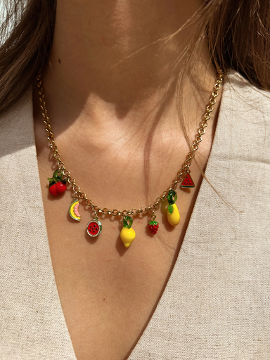 Collier LIMONE à charms