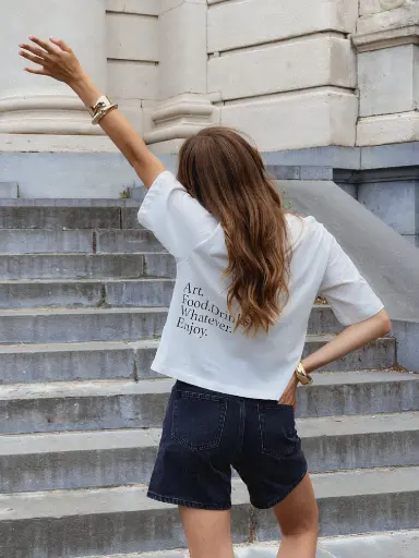 T-shirt ART blanc