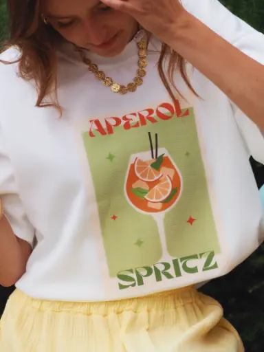 T-shirt APEROL blanc