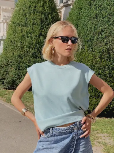 T-shirt LUCIA bleu