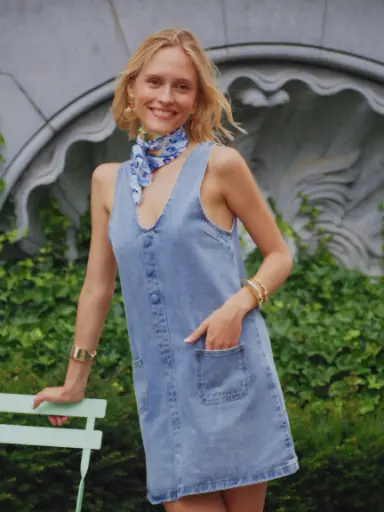 Robe JOSETTE jeans/bleu