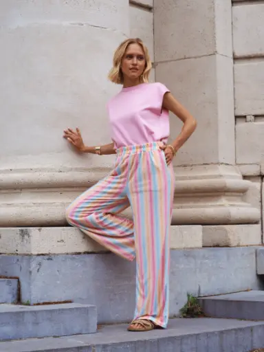 Pantalon HARRY pastel/éponge